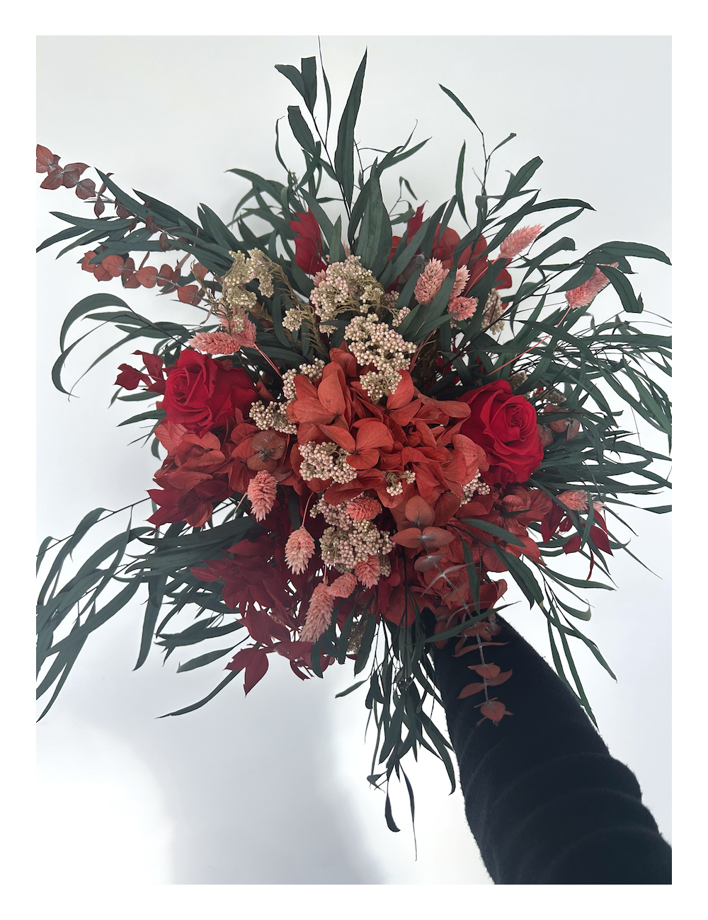 Bouquet de fleurs rouges