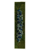 Tableau végétal avec fleurs bleus